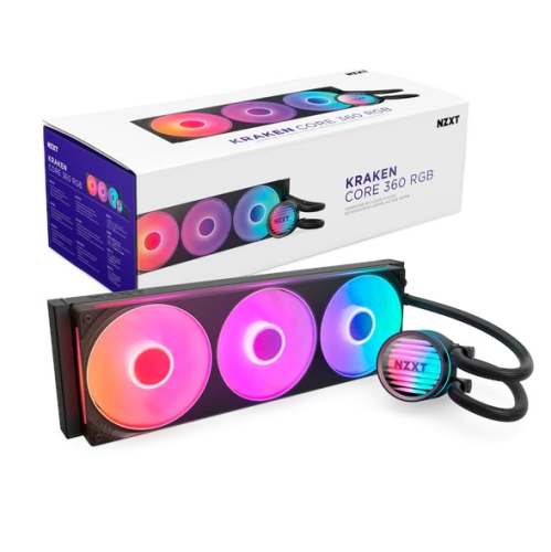 NZXT Kraken Core 360 RGB RL-KR36C-B1 360mm Sıvı Soğutucu