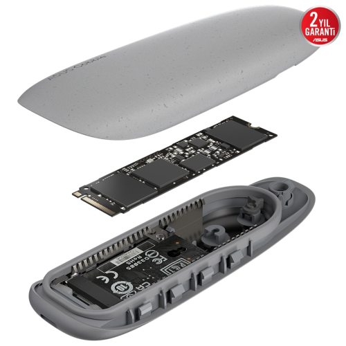 ASUS ESD-A1A Cobble Gray M.2 NVMe Taşınabilir SSD Kutusu