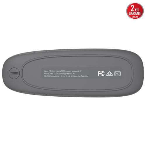 ASUS ESD-A1A Cobble Gray M.2 NVMe Taşınabilir SSD Kutusu