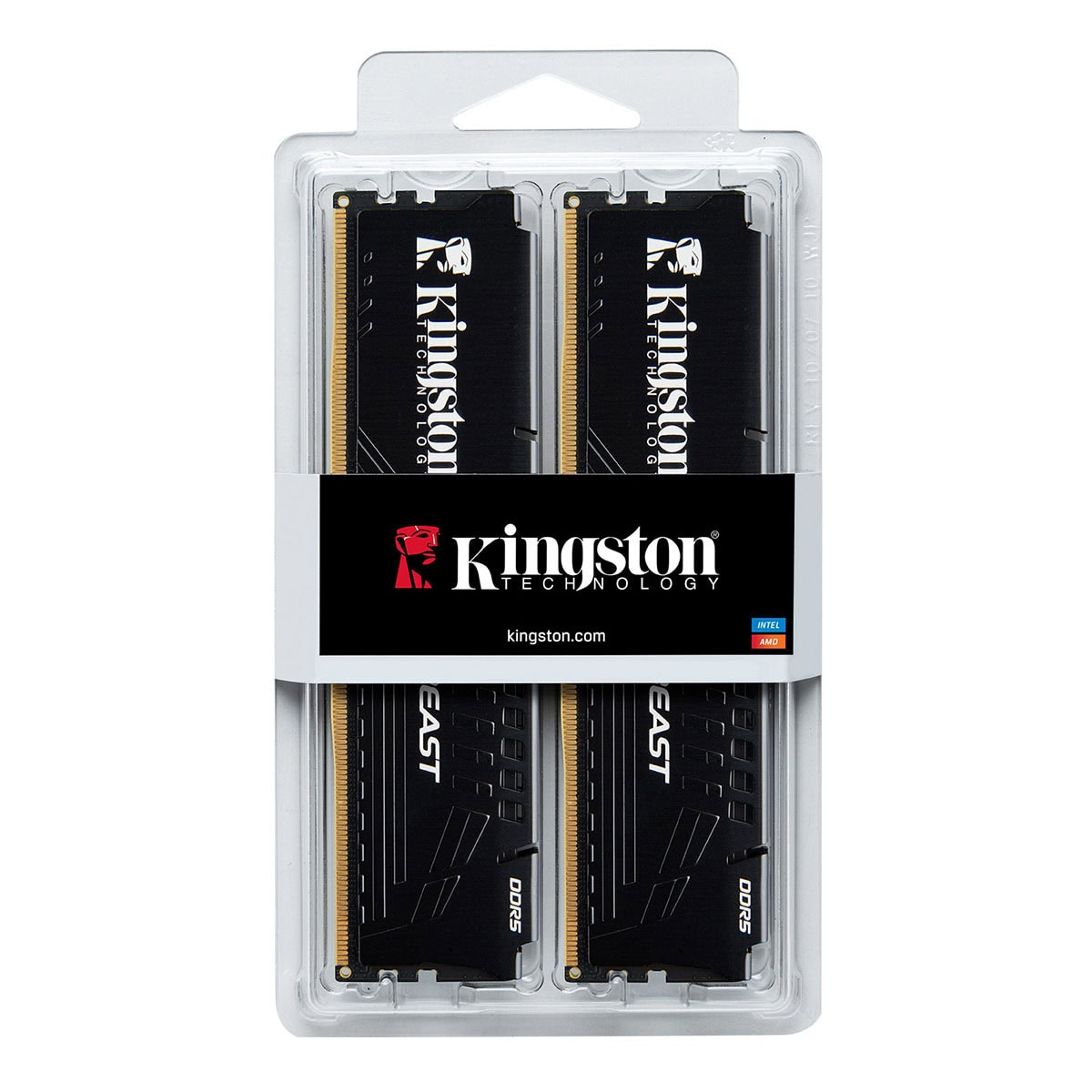 Kingston Beast KF560C36BBE2K2-32TR 32GB (2x16) DDR5 6000MHz CL36 Siyah Gaming RAM (Bellek)