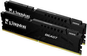 Kingston Beast KF560C36BBE2K2-32TR 32GB (2x16) DDR5 6000MHz CL36 Siyah Gaming RAM (Bellek)