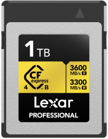 Lexar Professional Gold LCXEXP4001T-RNENG 1TB 3600/3300MB/s Type-B Hafıza Kartı