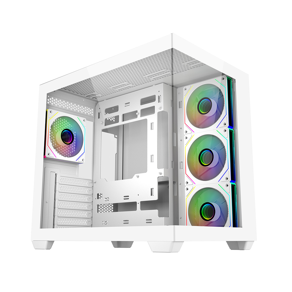 Cooler Master Elite 681 TG E681-WHNN85-S00 4x120mm ARGB Fan ATX Beyaz 850W ATX 3.1 - PCIE 5.0 80+ Gold Mid Tower Gaming (Oyuncu) Kasa