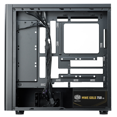 Cooler Master Elite 502 TG E502-KGNN75-S00 4x120mm ARGB Fan ATX Siyah 750W ATX 3.1 - PCIE 5.0 80+ Gold Mid Tower Gaming (Oyuncu) Kasa