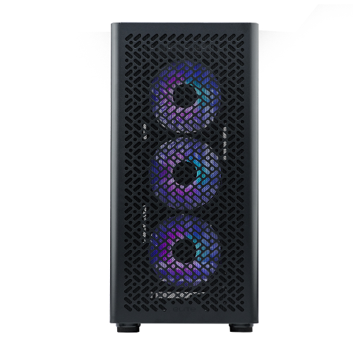 Cooler Master Elite 502 TG E502-KGNN75-S00 4x120mm ARGB Fan ATX Siyah 750W ATX 3.1 - PCIE 5.0 80+ Gold Mid Tower Gaming (Oyuncu) Kasa