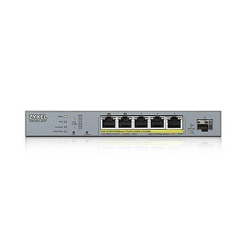 Zyxel GS1350-6HP 6 Port Yönetilebilir PoE Switch (60 W)