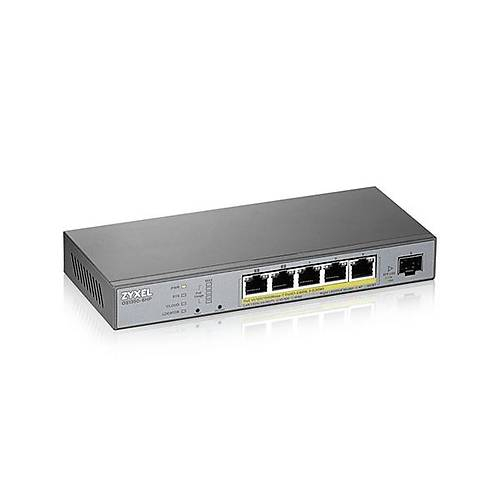 Zyxel GS1350-6HP 6 Port Yönetilebilir PoE Switch (60 W)