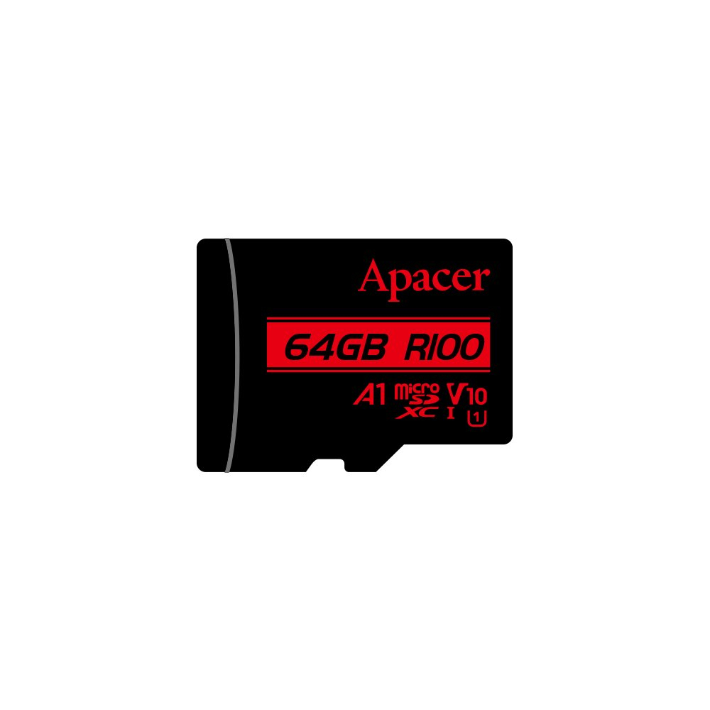 APACER 64GB MICRO SDXC R100Mb/s (AP64GMCSX10UB-R)