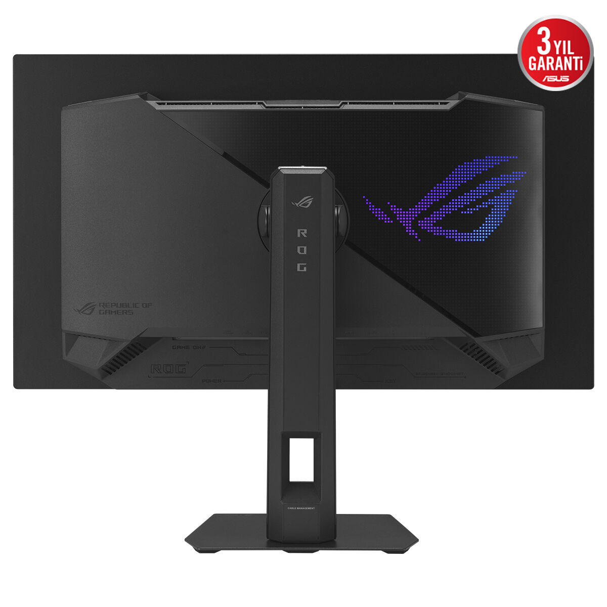 ASUS ROG Strix XG27AQDNG 26.5″ QD-OLED 360Hz 0.03Ms WQHD FreeSync-Premium G-Sync Uyumlu Pivot Gaming Monitör
