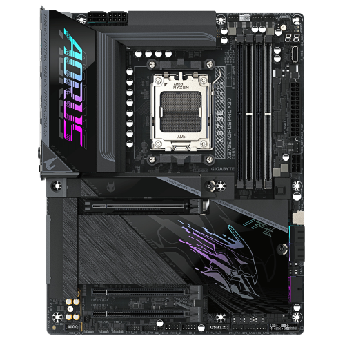 Gigabyte X870E AORUS PRO X3D WIFI-7 AM5 DDR5 9000MHz (OC) ATX Gaming (Oyuncu) Anakart