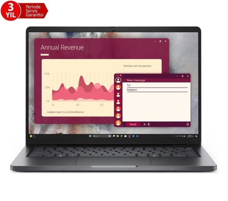 DELL PRO 14 BTO113_PC14250_U INTEL CORE U5 235U 16GB 512GB SSD 14″ UBUNTU NOTEBOOK