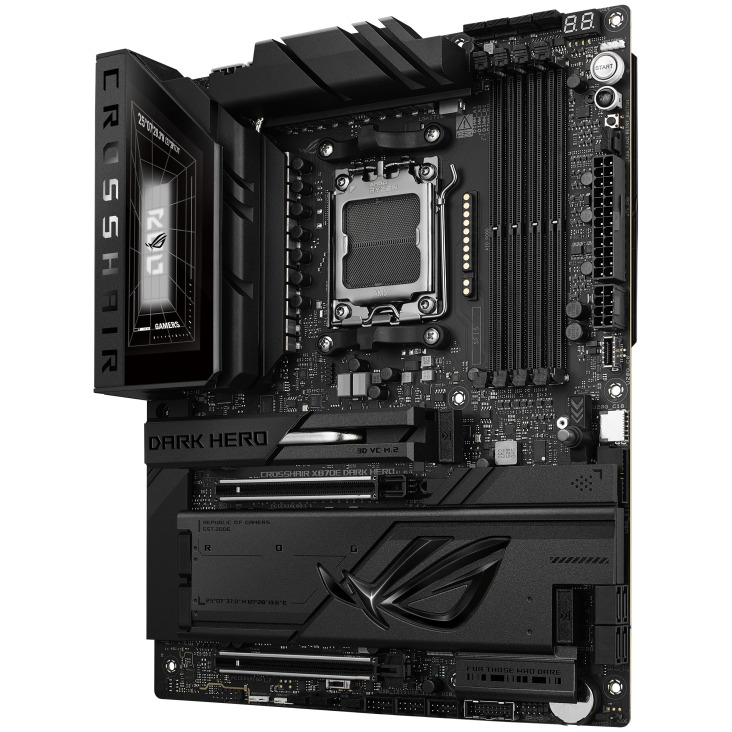 ASUS ROG CROSSHAIR X870E DARK HERO AM5 DDR5 8000+(OC) MHz Gaming Anakart
