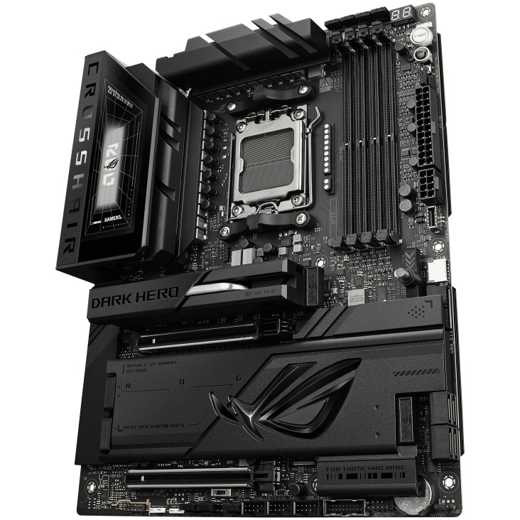 ASUS ROG CROSSHAIR X870E DARK HERO AM5 DDR5 8000+(OC) MHz Gaming Anakart
