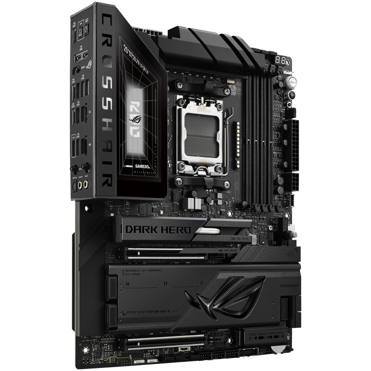 ASUS ROG CROSSHAIR X870E DARK HERO AM5 DDR5 8000+(OC) MHz Gaming Anakart