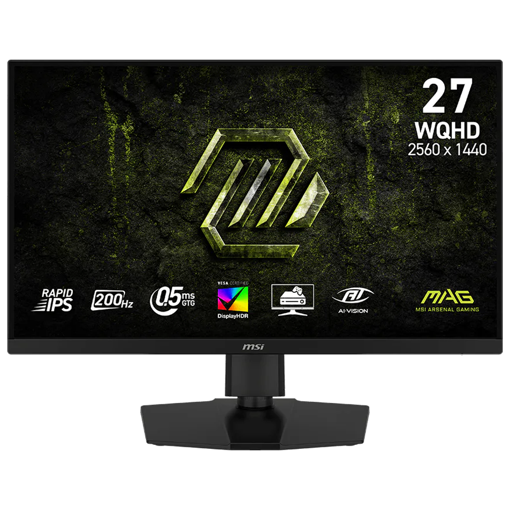 MSI MAG 274QPF E20 27″ 200Hz 0.5ms 2K WQHD FreeSync Premium G-Sync Rapid IPS Gaming Monitör