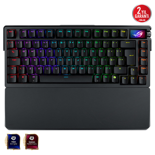 ASUS ROG Azoth Extreme NX/SW Switch İnglizce Q Kablosuz RGB Mekanik Oyuncu Klavyesi