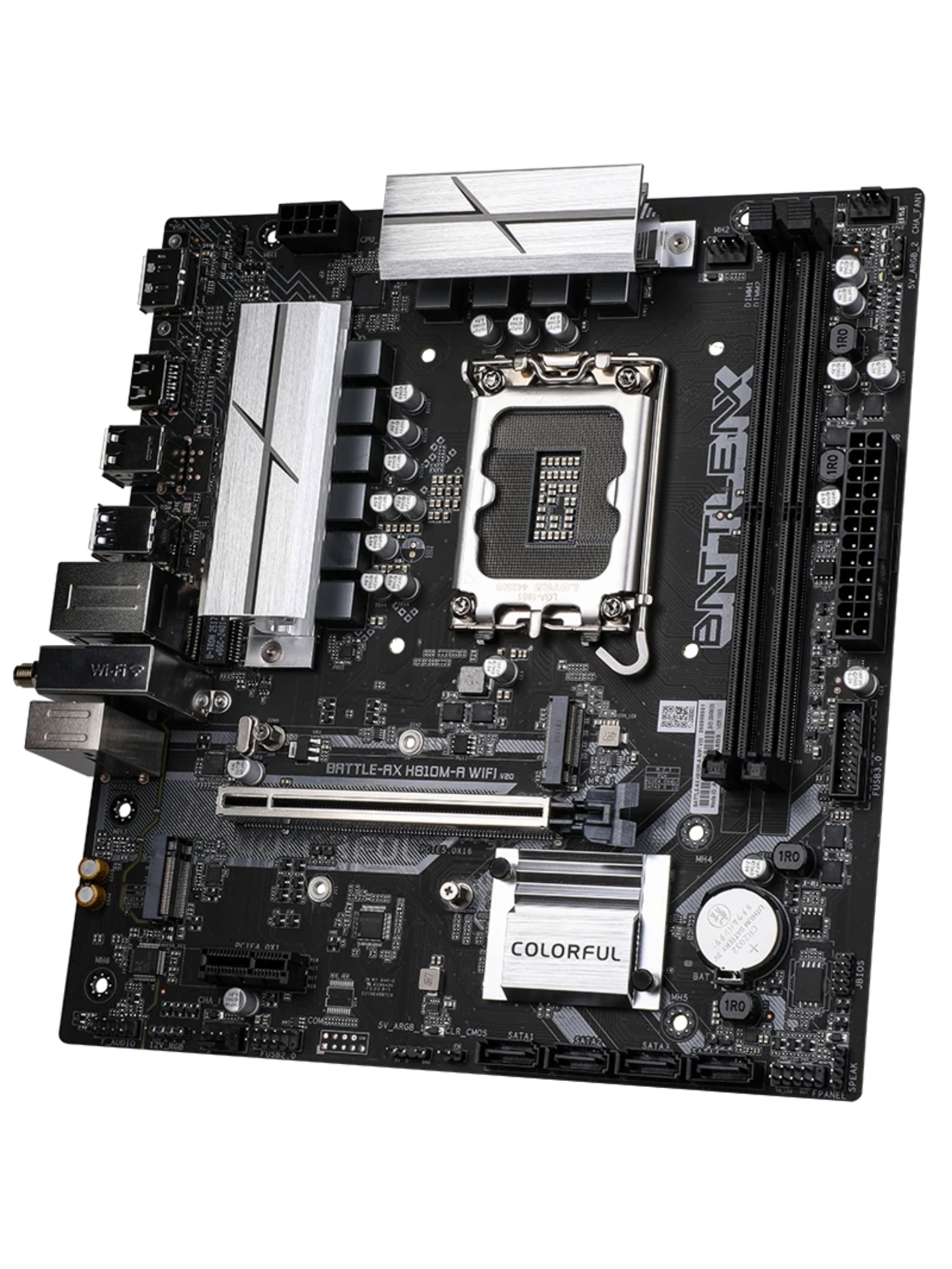 COLORFUL BATTLE-AX H810M-A WIFI V20 Intel H810 DDR5 6400 MHz mATX Gaming (Oyuncu) Anakart