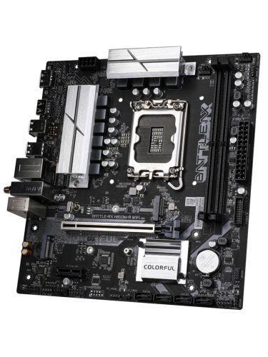 COLORFUL BATTLE-AX H810M-A WIFI V20 Intel H810 DDR5 6400 MHz mATX Gaming (Oyuncu) Anakart
