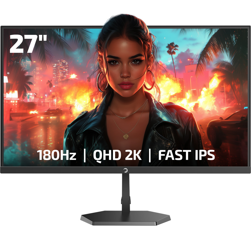 GamePower Kaze Q80 27″ Flat Fast IPS 180Hz 0.5Ms QHD 2K Gaming Monitör (Sıfır Ölü Piksel Garantili)