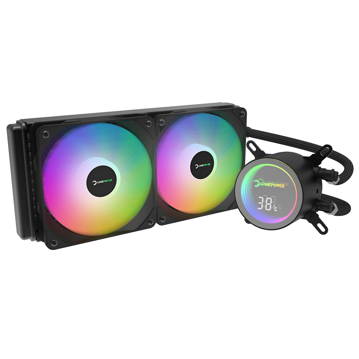 GamePower Skadi İnfinity 240 ARGB 240mm Cpu Sıvı Soğutucusu AM5 ve LGA1700 Uyumlu