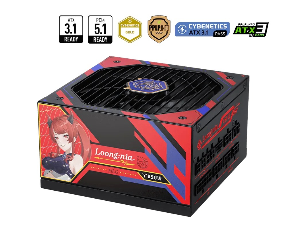 MSI MAG A850GLS MLG EDITION PCIE5 850W 80+ Gold Full Modüler Power Supply