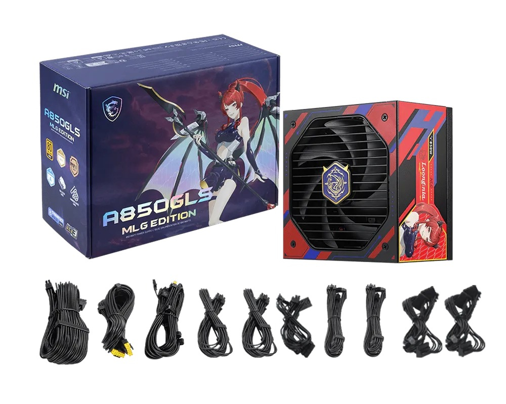 MSI MAG A850GLS MLG EDITION PCIE5 850W 80+ Gold Full Modüler Power Supply