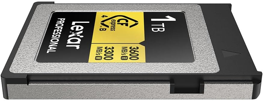 Lexar Professional Gold LCXEXP4001T-RNENG 1TB 3600/3300MB/s Type-B Hafıza Kartı