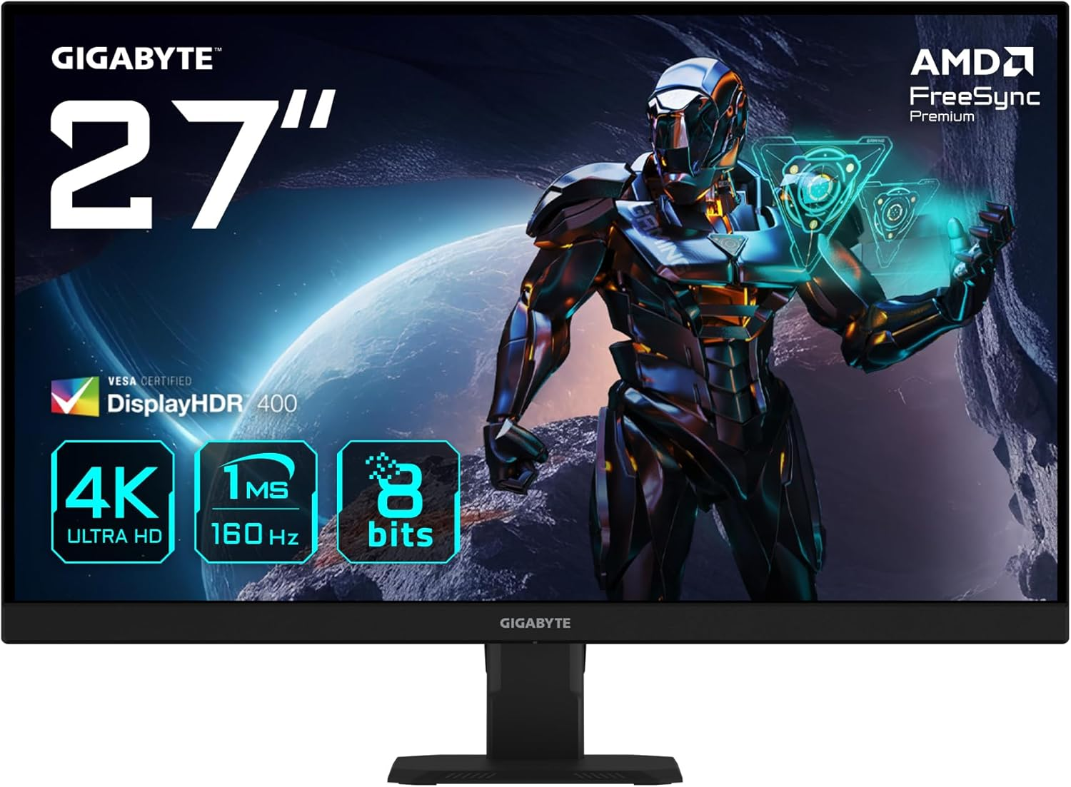 GIGABYTE GS27U  27″ 160Hz 1ms VESA DisplayHDR400 4K UHD IPS Gaming Monitör