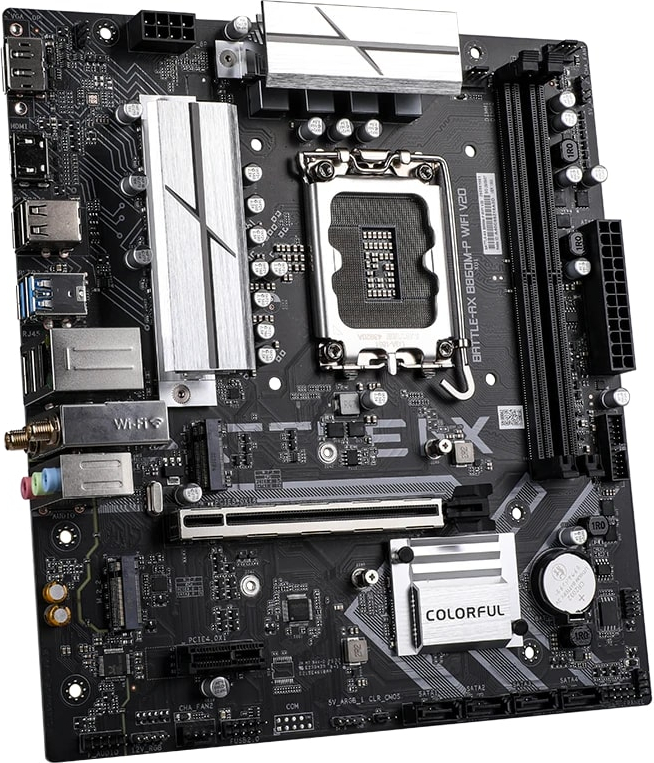 COLORFUL BATTLE-AX B860M-P V20 Intel B860 DDR5 7600MHz mATX Gaming (Oyuncu) Anakart