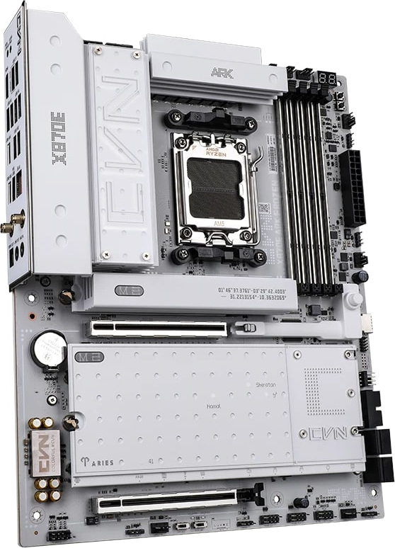 Colorful CVN X870E ARK FROZEN V14 AMD AM5 DDR5 8200Mhz ATX Gaming (Oyuncu) Anakart