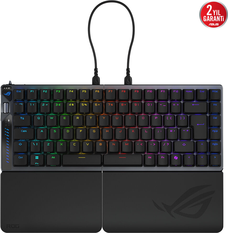 ASUS ROG Falcata HFX V2 ABS %75 Manyetik Hot-SWwappable Switch RGB Türkçe Mekanik Gaming Klavye