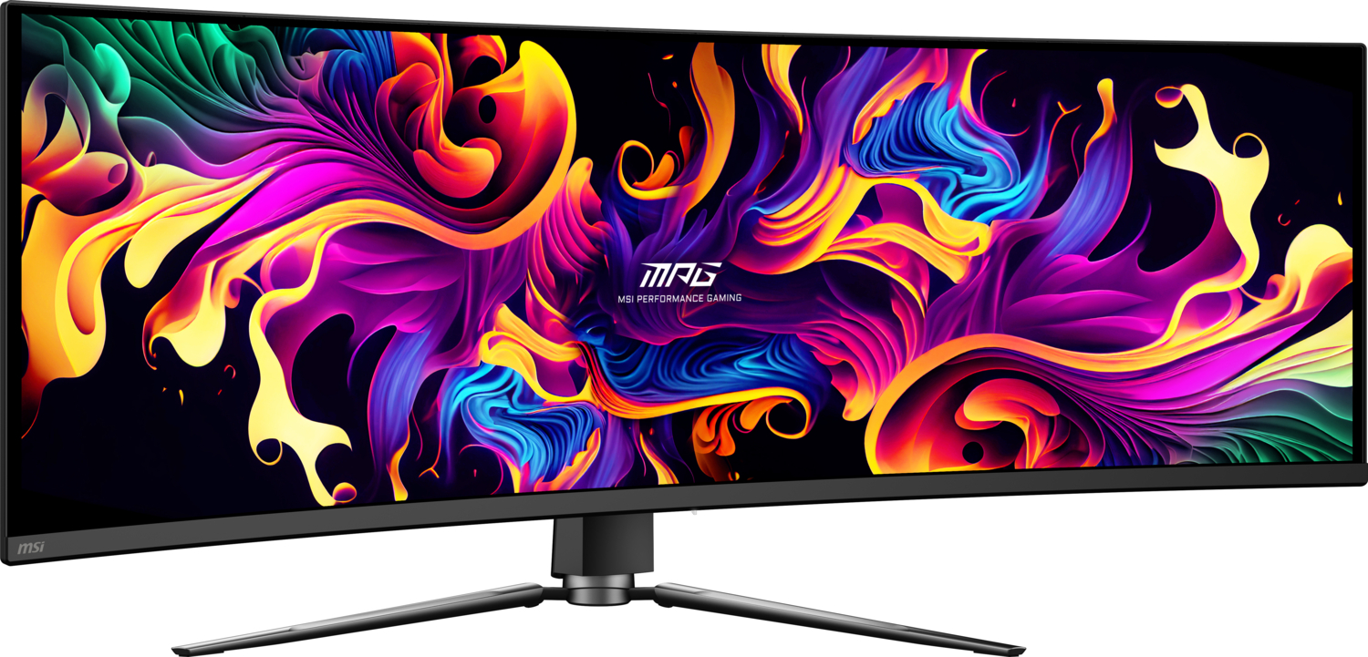 MSI MPG 491CQPX QD-OLED 49″ 240Hz 0.03ms Adaptive Sync Curved Dual QHD Curved Gaming (Oyuncu) Monitör