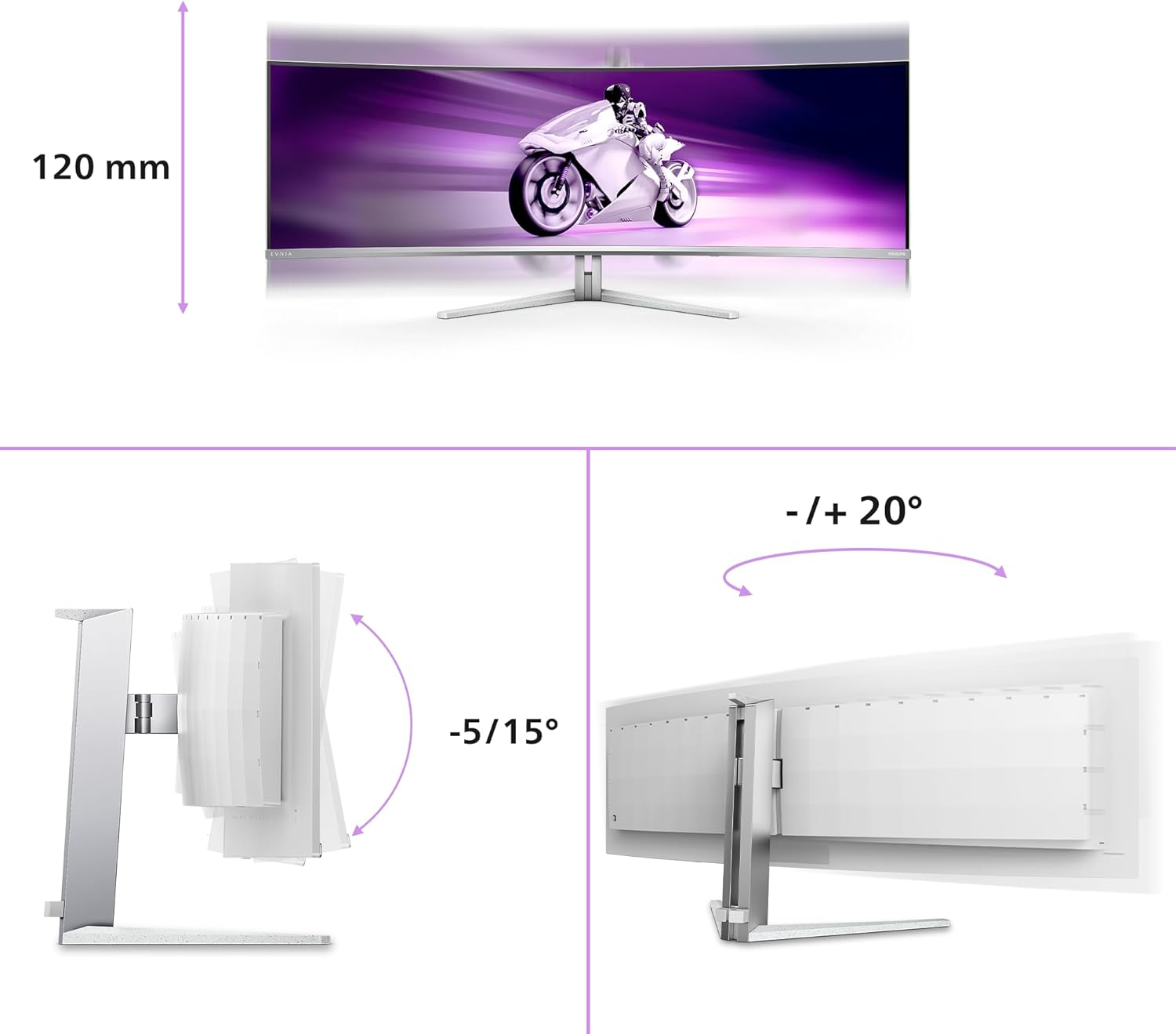 Philips Evnia 49M2C8900 49″ 0.03ms 240Hz 5120x1440 AdaptiveSync OLED Gaming Monitör