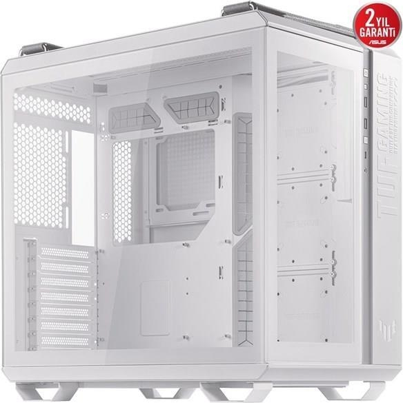 ASUS TUF Gaming GT502 PLUS Temperli Cam USB Type-C Beyaz ATX Mid-Tower Gaming Kasa