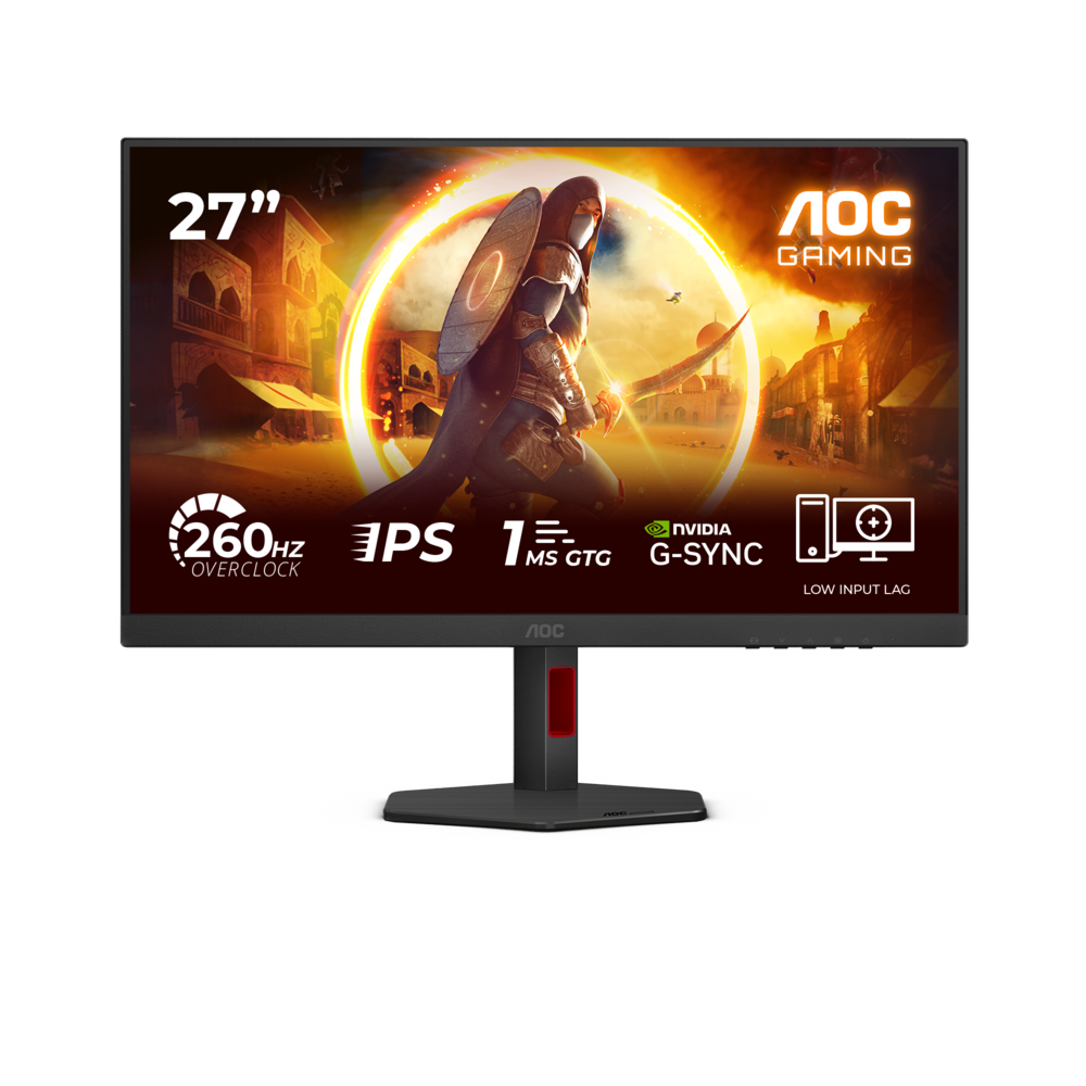 AOC 27G4ZR 27″ 260Hz 0.3ms MPRT Adaptive Sync HDR10 Pivot Fast IPS Gaming (Oyuncu) Monitör