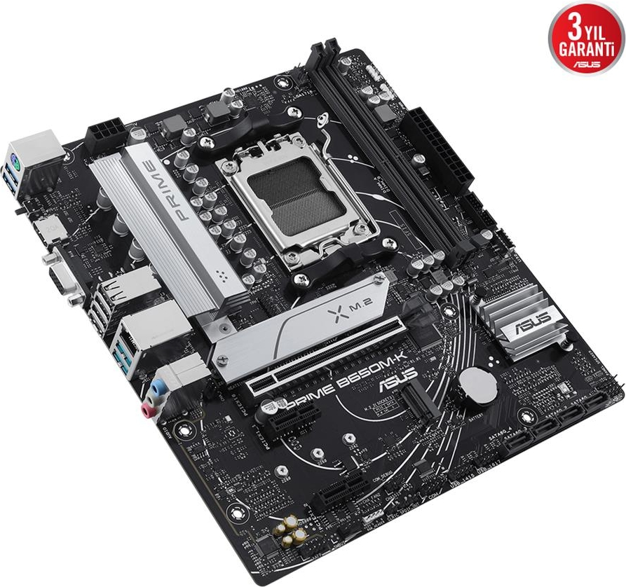 ASUS Prime B650M-K Soket AM5 DDR5 6400MHz Micro-ATX Anakart