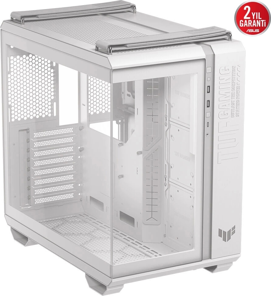 ASUS TUF Gaming GT502 Horizon Temperli Cam USB Type-C Beyaz ATX Mid-Tower Gaming Kasa