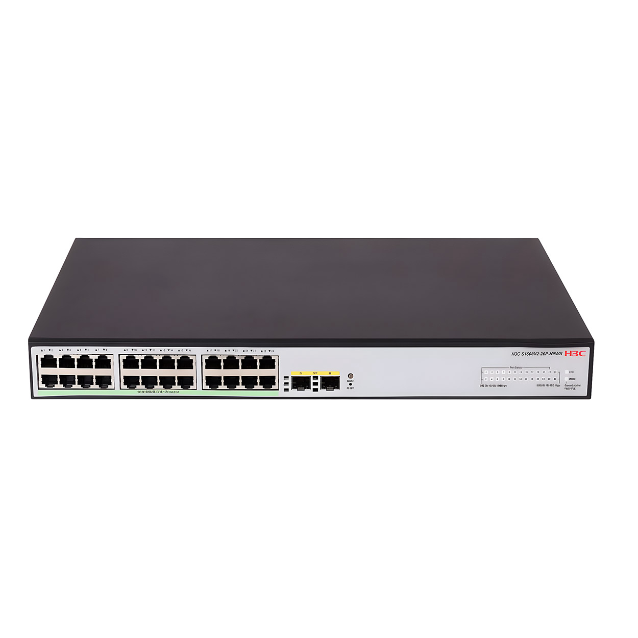 H3C S1600V2-26P-HPWR 24 Port Yönetilebilir PoE Switch