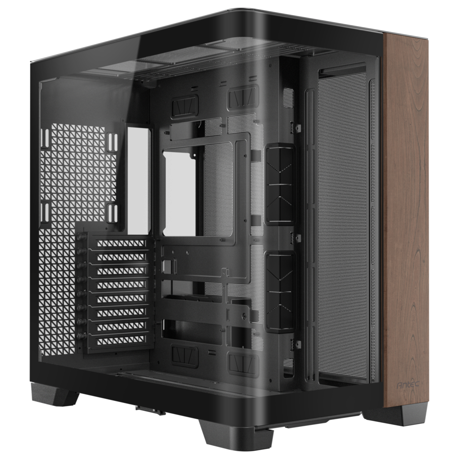 Antec C8 Curve Wood E-ATX Tek Kavisli Cam Ahşap Ön Panel Full Tower Gaming (Oyuncu) Kasa