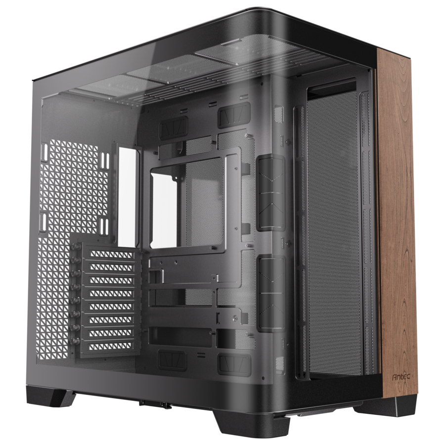 Antec C8 Curve Wood E-ATX Tek Kavisli Cam Ahşap Ön Panel Full Tower Gaming (Oyuncu) Kasa
