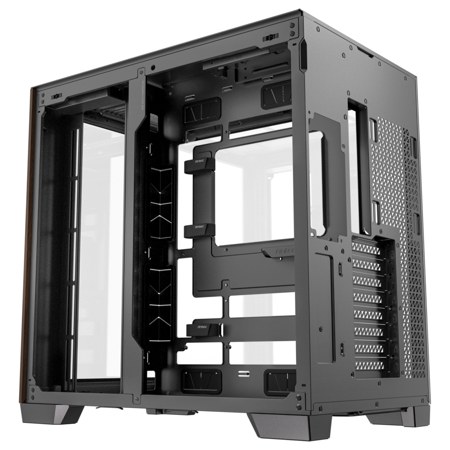 Antec C8 Curve Wood E-ATX Tek Kavisli Cam Ahşap Ön Panel Full Tower Gaming (Oyuncu) Kasa