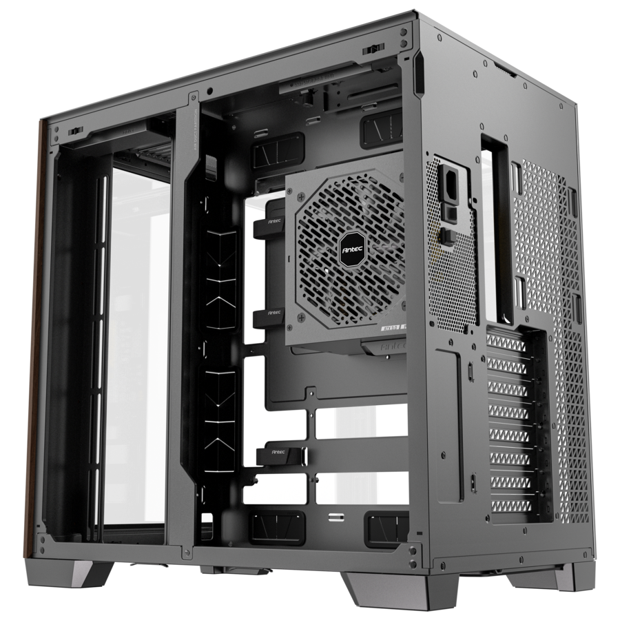 Antec C8 Curve Wood E-ATX Tek Kavisli Cam Ahşap Ön Panel Full Tower Gaming (Oyuncu) Kasa