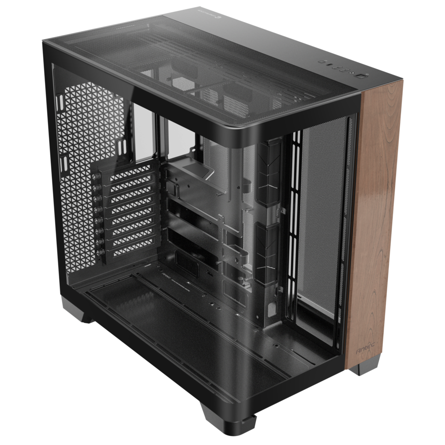Antec C8 Curve Wood E-ATX Tek Kavisli Cam Ahşap Ön Panel Full Tower Gaming (Oyuncu) Kasa