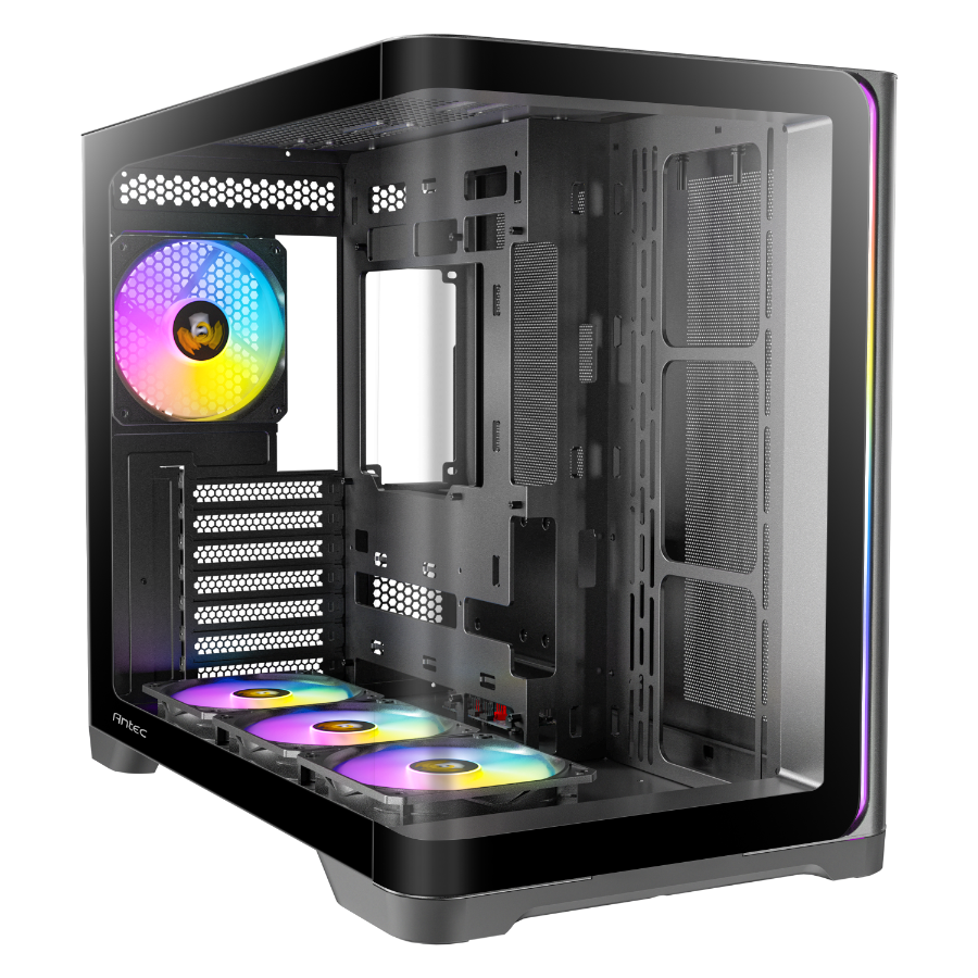 Antec C5 Curve ARGB Black 4x120mm ARGB Fanlı Temperli Camlı Mid Tower Gaming (Oyuncu) Kasası 