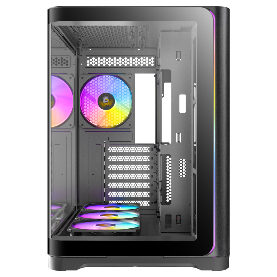 Antec C5 Curve ARGB Black 4x120mm ARGB Fanlı Temperli Camlı Mid Tower Gaming (Oyuncu) Kasası 