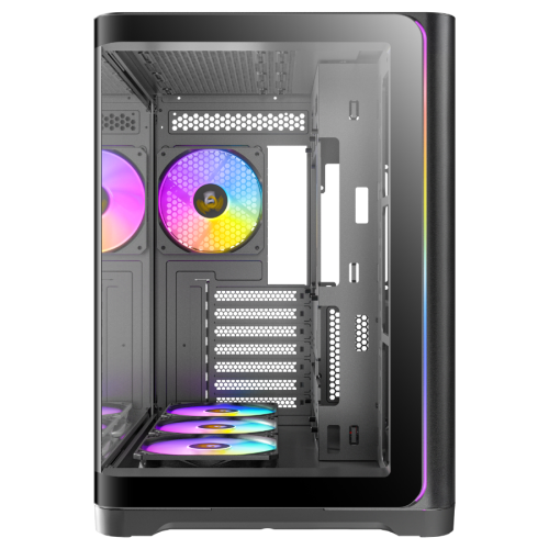 Antec C5 Curve ARGB Black 4x120mm ARGB Fanlı Temperli Camlı Mid Tower Gaming (Oyuncu) Kasası 