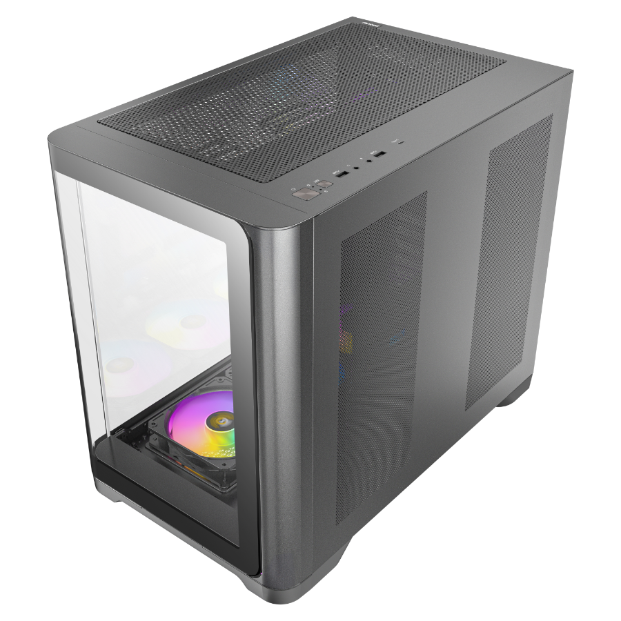 Antec C5 Curve ARGB Black 4x120mm ARGB Fanlı Temperli Camlı Mid Tower Gaming (Oyuncu) Kasası 