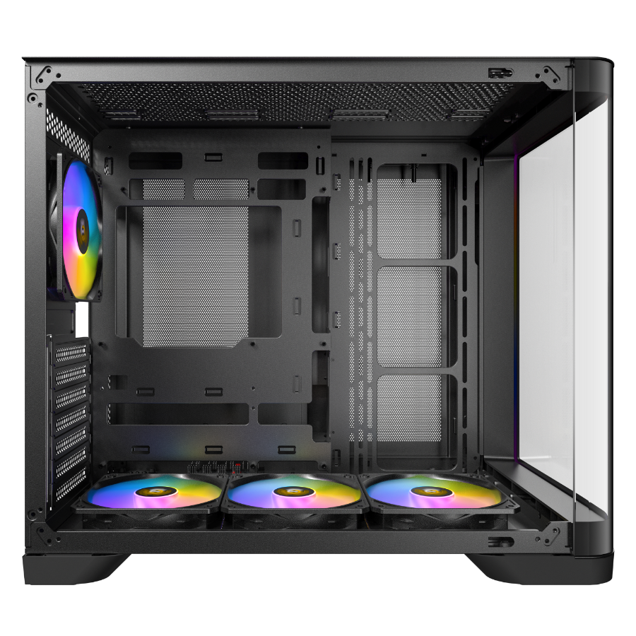 Antec C5 Curve ARGB Black 4x120mm ARGB Fanlı Temperli Camlı Mid Tower Gaming (Oyuncu) Kasası 