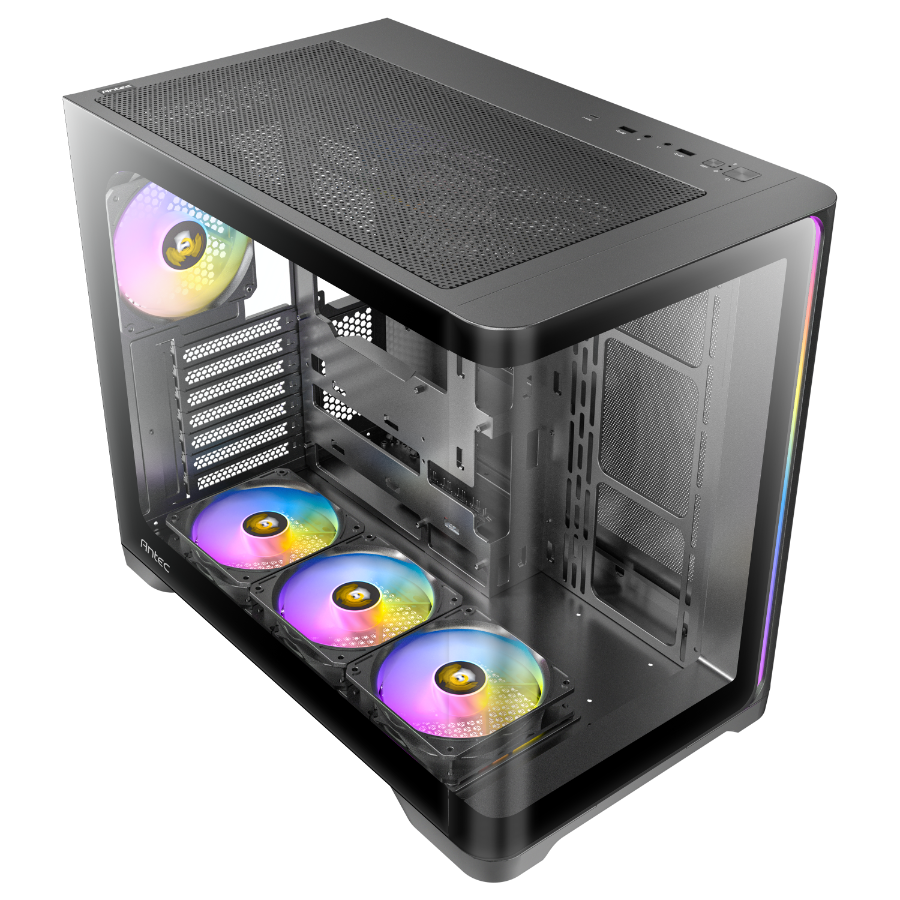 Antec C5 Curve ARGB Black 4x120mm ARGB Fanlı Temperli Camlı Mid Tower Gaming (Oyuncu) Kasası 