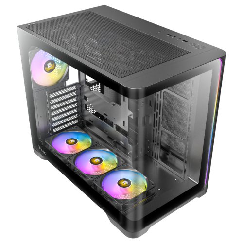 Antec C5 Curve ARGB Black 4x120mm ARGB Fanlı Temperli Camlı Mid Tower Gaming (Oyuncu) Kasası 